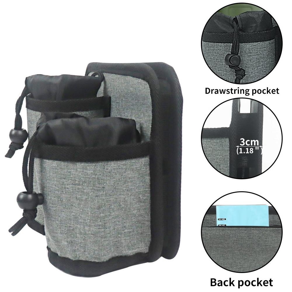 Travel Cup Holder for Luggage - Gray